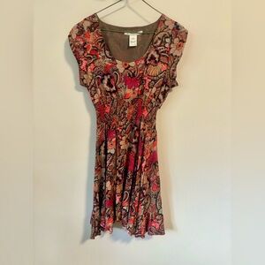 American Rag paisley, patterned dress size large